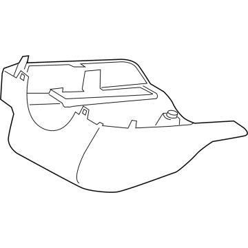 Ford M2DZ-3530-AA Lower Column Cover
