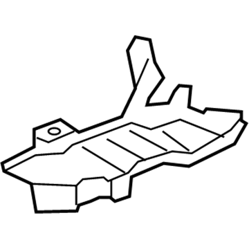 Ford FT4Z-16102-A Upper Shield, Front Passenger Side