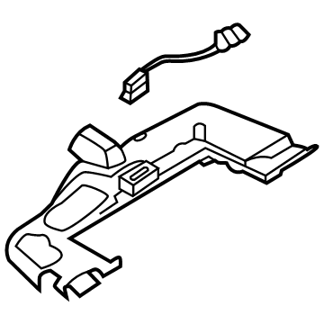 Ford LC5Z-7801670-AB Upper Insulator, Passenger Side