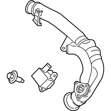 Ford FB5Z-6C646-A Outlet Hose, Rear