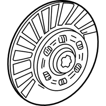 Ford Clutch Disc - F7ZZ-7550-AA