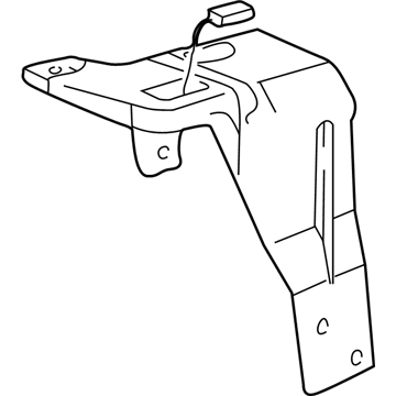 Lincoln F75Z-2C325-DB ABS Control Unit Mount Bracket