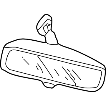 Ford 6U5Z-17700-EA Mirror Inside, Inner