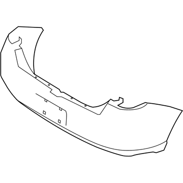 Ford Focus Bumper - 8S4Z-17K835-ABPTM