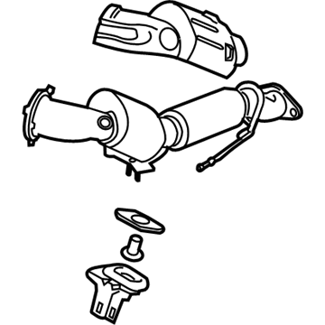 2017 Ford Escape Catalytic Converter - CV6Z-5E212-F