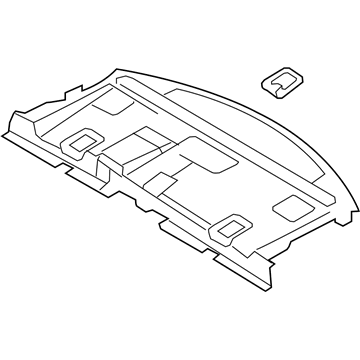 Lincoln 8A5Z-5446668-AA Package Tray Trim