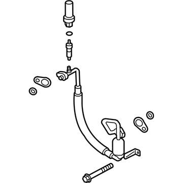 Ford BA8Z-19972-A Pressure Tube