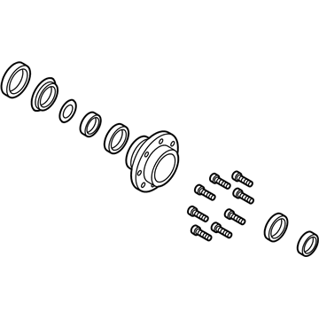 Ford Wheel Hub - HC3Z-1109-D