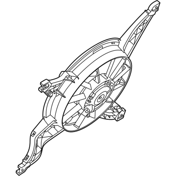 Ford HC3Z-8C607-A Motor And Fan Assembly - Engine Cooling