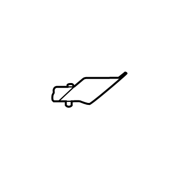 Ford LJ8Z-5802038-D Fender Ledge Cover Access Panel