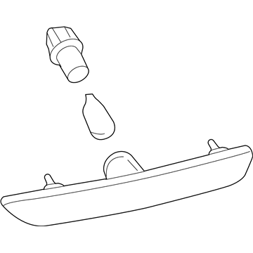 Ford AR3Z-15A201-A Side Marker Lamp, Front Passenger Side