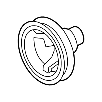 Ford Police Interceptor Utility Crankshaft Pulley - L1MZ-6312-A