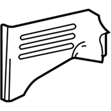 Ford 4L3Z-1504608-AAA Lower Panel, Passenger Side