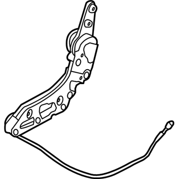 Ford DU5Z-9661383-X Latch, Rear Passenger Side