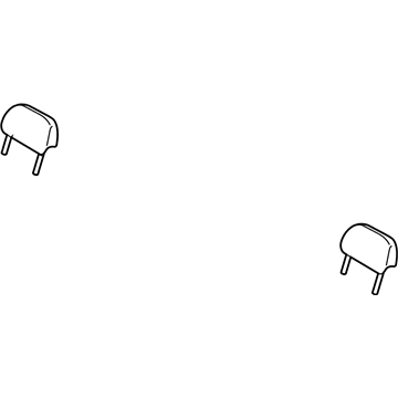 Lincoln 5L7Z-78611A08-BLA Headrest