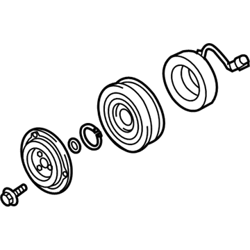Ford BR3Z-19D784-A Clutch & Pulley