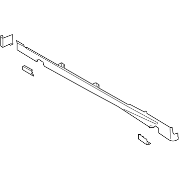 Ford C1BZ-5810146-AC Rocker Molding, Passenger Side