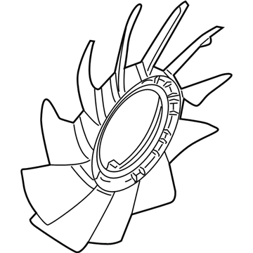 Mercury 6L2Z-8600-BA Fan Blade