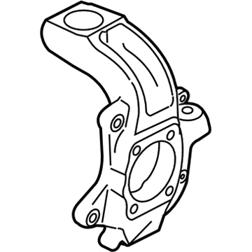 2014 Ford Flex Steering Knuckle - DE9Z-3K185-A