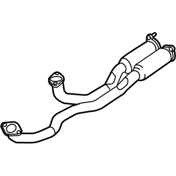 Ford Fusion Exhaust Pipe - DP5Z-5G203-A