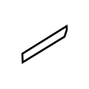 Ford 9L3Z-9929038-A Rear Molding, Passenger Side