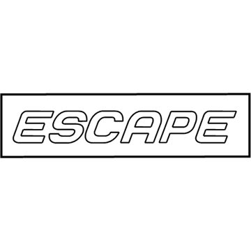 Ford Escape Emblem - 5L8Z-7842528-A