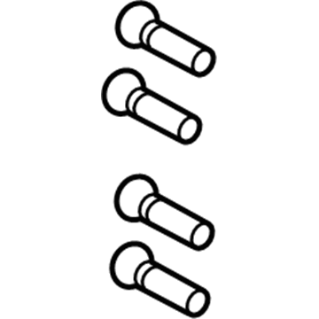 Mercury -W302467-S300 Trailing Arm Mount Stud