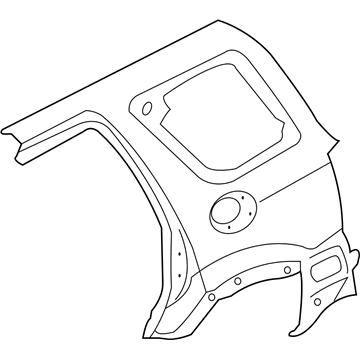 Mercury 8L8Z-7827840-B Quarter Panel