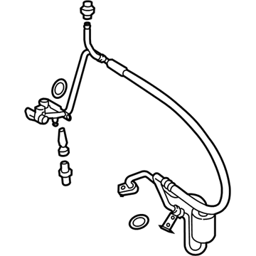 Ford Fusion A/C Hose - HS7Z-19972-L