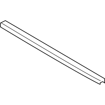 Ford 9L3Z-9940602-AA Tail Gate Molding, Carbon Black, Rear