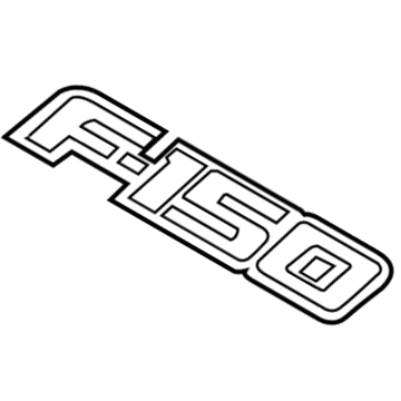 Ford BL3Z-9942528-A Nameplate, Rear