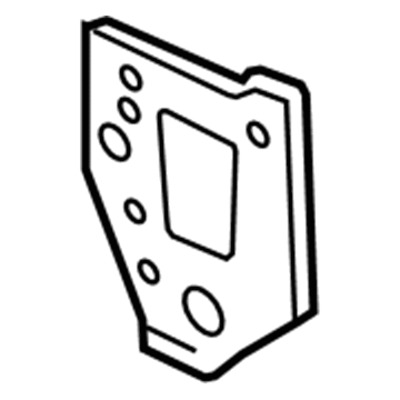 Ford 2M5Z-17C914-AA Bumper Bracket, Rear Driver Side