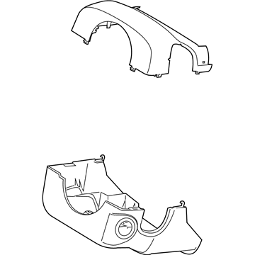 Lincoln Steering Column Cover - JL7Z-3530-AD