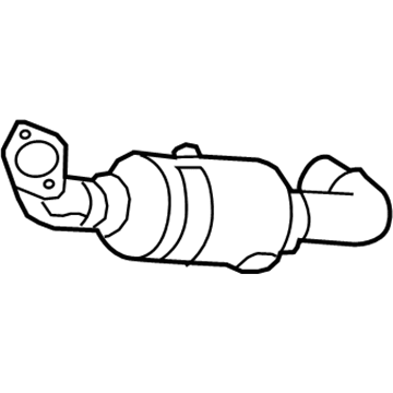 Ford DL3Z-5E212-A Catalytic Converter, Driver Side