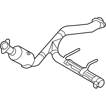 Ford CL3Z-5E212-A Catalytic Converter, Passenger Side