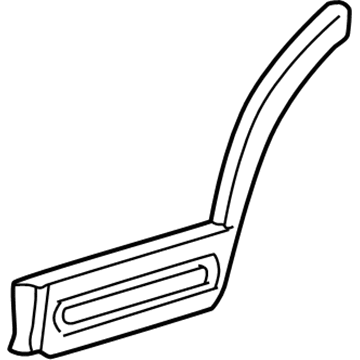 2008 Ford Explorer Door Moldings - 7L2Z-7825557-AA