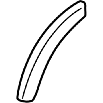 Ford Explorer Door Moldings - 6L2Z-7825557-BAPTM