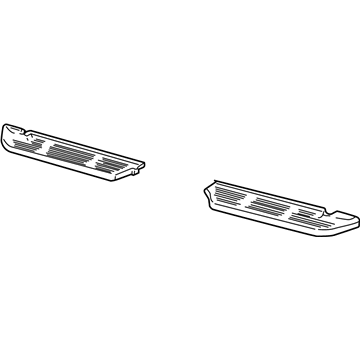 Ford F81Z-17B807-AA Step Pad, Black, Rear Upper Driver Side