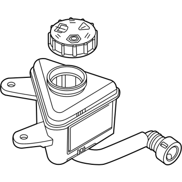 Lincoln Brake Master Cylinder Reservoir - L1MZ-2K478-A