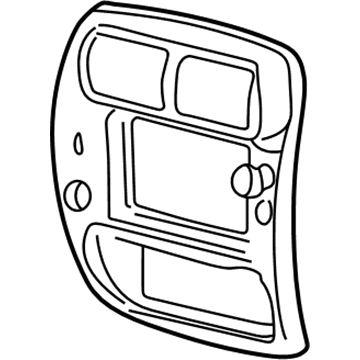 Ford 4L2Z-3504302-NAB Center Bezel