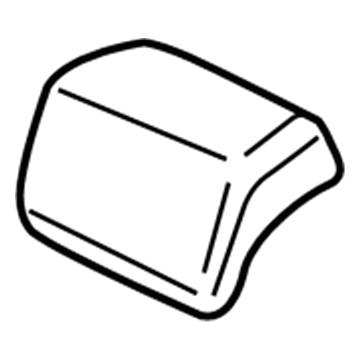 Ford GJ5Z-78611A08-CB Headrest, Center, Charcoal, Rear Inner Driver Side