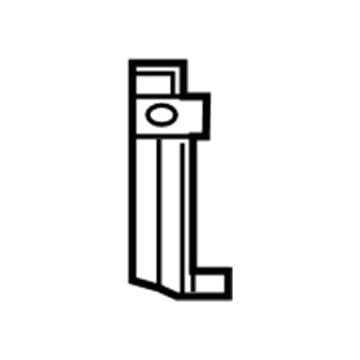 Lincoln 6L3Z-16758-AA Mount Plate Bumper