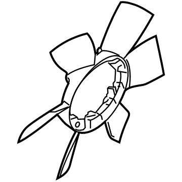 2020 Ford F-150 Engine Cooling Fan - JL3Z-8600-A