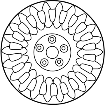 Mercury Wheel Cover - YF4Z-1130-AA