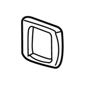 Ford F87Z-18978-AAJ Speaker Cover, Prairie Tan, Rear