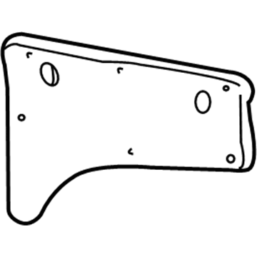 Ford F87Z-7845626-AAG Jack Cover, Prairie Tan