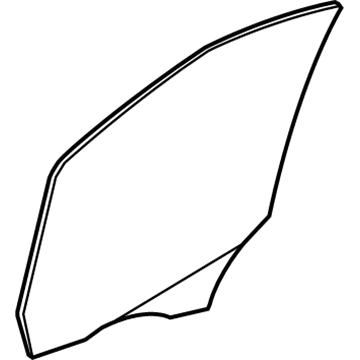 Ford 4L3Z-1821410-AA Door Glass