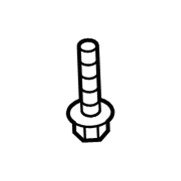 Lincoln -W716195-S450B Bumper Cover Retainer Screw