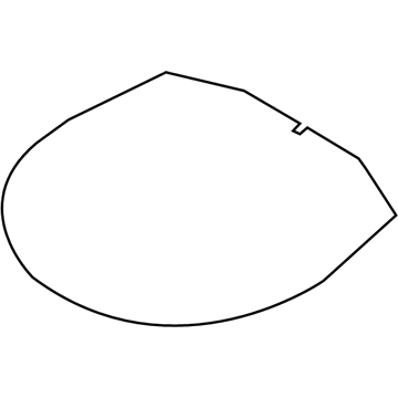 Ford BB5Z-7845026-AB Spare Cover, Rear