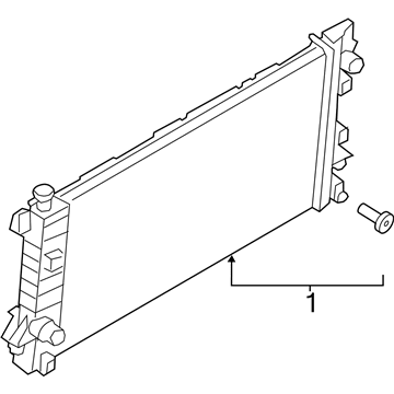 Ford Radiator - CL3Z-8005-C